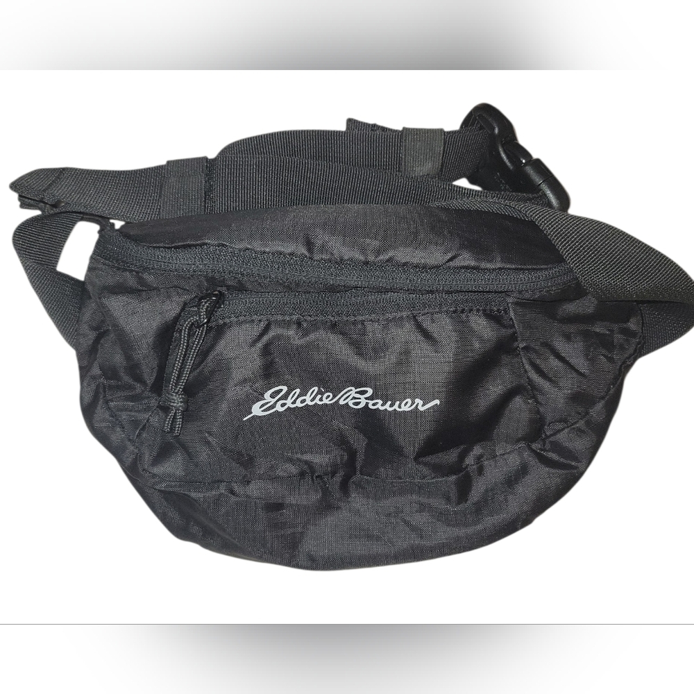 Eddie Bauer Black Stowaway Convertible Waist Pack
